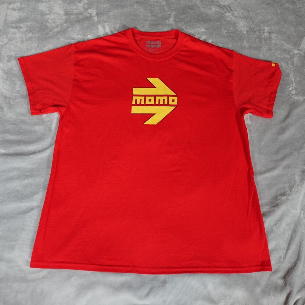 Momo Motorsport Arrow Logo T Shirt Mens XL Cars Racing Red